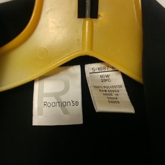 🐢Roaman's - 2 piece black set - Picture 5 of 9